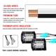 thumbnail image 4 of Speravity Arnés de cableado de barra de luz automotriz de Metal profesional 40A relé 300W 2 vías yate Foglight lámpara de trabajo accesorios Bombillas para automóviles, 4 of 6