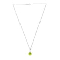 thumbnail image 5 of Juego de aretes y cadena con dije corte Majestic ZVEZDA plata mexicana ley .925 Citrus Green, 5 of 5
