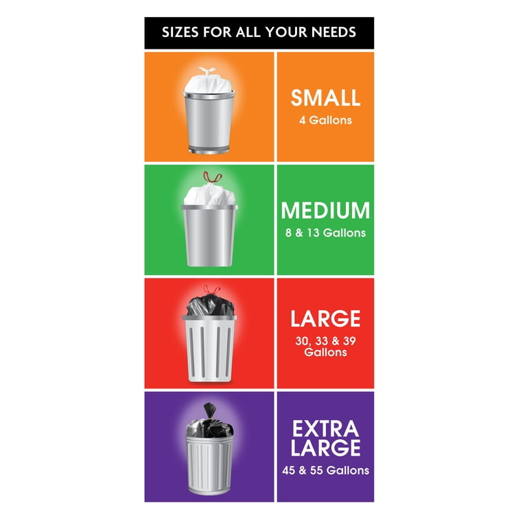 Great Value 39 Gal Drawstring Lawn & Leaf Trash Bags, 20 Count photo 6