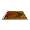thumbnail image 2 of Ahgly Company Machine Washable Indoor Rectangle Persian Yellow Traditional Area Rugs, 8' x 12', 2 of 4