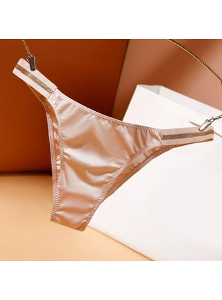 Qcmgmg Ladies Panties Seamless Low Rise Cheeky Bikini Underwear
