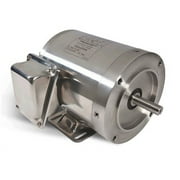 3/4 hp 1750 RPM 56C Frame TENV 208-230/460V Stainless Steel Leeson Electric Motor # 191207