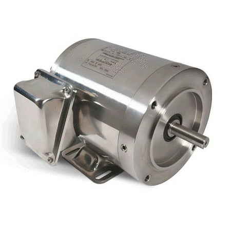 3/4 hp 1750 RPM 56C Frame TENV 208-230/460V Stainless Steel Leeson Electric Motor # 191207