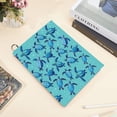 thumbnail image 5 of Turtle Stretchable Book Cover Marine Ocean Animal Blue Cover Washable Reusable Large Nylon Book Sleeve Book Protector Elastic Notebook Wraps for 9x11in Hardcover Books Textbook Gift DIY, 5 of 9