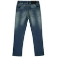 thumbnail image 2 of Silver Jeans Co. Boys Cairo Skinny Fit Pull On Knit Denim Jeans, Sizes 4-16, 2 of 2