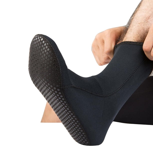 Calcetines de agua, calcetines de neopreno deportivo, calcetines de neopreno de 3 mm, calcetines de aletas antideslizantes, resultados impresionantes
