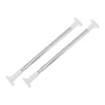 thumbnail image 3 of FUTUREORYY 2Pcs Heavy Duty Adjustable Closet Rods Stainless Steel Clothes Hanging Rods for Home, 3 of 7