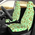 3D Print Avocado Heart Pattern Car Seat Covers Universal Fit for Cars