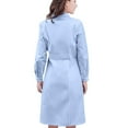 thumbnail image 3 of Womens Long Sleeve Lab Coat Scrub Jacket for Nurses Medical Uniform with Multi Pocket Easy Care Fabric White XL, 3 of 3