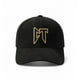 thumbnail image 2 of KNITE Gorra Corridos Tumbados de Gamuza Negra para Hombre Cerrada, 2 of 4