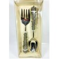 thumbnail image 5 of 2 Piece Set Salad Servers in May Green Stones With Box, 5 of 8