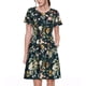 thumbnail image 1 of Disketp Watercolor Floral para Vestido de Manga Corta para Mujeres, Vestidos de Verano para Mujeres, Casual y Holgado para la Playa, 1 of 6
