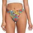 thumbnail image 1 of Fotbe Boho Cute Owls Tanga Sin Costuras para Mujer con Estampado – Panties Invisibles, Transpirables y Cómodos para Uso Diario-XX-Large, 1 of 6