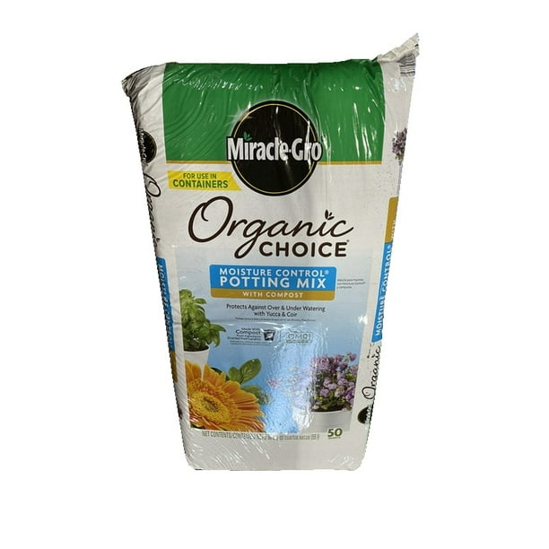 Miracle-Gro Organic Choice Potting Mix, 50 - Walmart.com