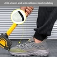 thumbnail image 6 of Work Shoes Men'S Safety Shoes Breathable Non-Slip Steel Toe Cap Shoes Lightweight Anti-Smashing 6-11, 6 of 9