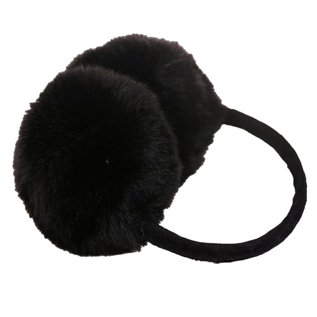 Orejeras de invierno cálidas y peludas artificiales para hombre/mujer