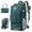 035-peacock blue, variant on New large capacity shoulder bag men's outdoor expandable travel boarding backpack backpack travel large Luggage bag