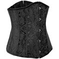 thumbnail image 1 of Moda mujer Vintage imitación cuero Steampunk Sexy debajo del busto cintura cinturón corsé cintura entrenamiento corsé Bustier, 1 of 2