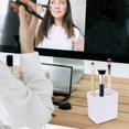 thumbnail image 4 of unbranded 1Ud Vanity Brush Storage Container Con Tapa Transparente Para Organización Diaria, 4 of 8