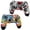 Skull and Letter Graffiti, variant on 2 Pack Wireless Controller Compatible with P4/P4 Slim/P4 Pro/Windows PC,Skull and Letter Graffiti