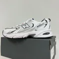 thumbnail image 2 of New Balance 530 White Running Shoes Sneakers White Silver MR530SG, 2 of 5