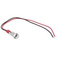 thumbnail image 1 of LED Metal Indicator 6mm Waterproof Signal Lamp for Pilot Car Truck Boat with Wire 6hite, 1 of 4