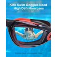 thumbnail image 2 of Kids Swim Goggles, Pack of 2 Swimming Goggles for Children Boys & Girls Age 3-14, 2 of 5