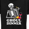 thumbnail image 3 of Instant Message - Ghoul Dinner - Women's Short Sleeve Graphic T-Shirt, 3 of 6