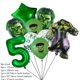 thumbnail image 3 of 9 piezas de globos de látex con temática de superhéroe Hulk, decoraciones para fiestas de cumpleaños, suministros para baby shower de superhéroes, globos para niños, 3 of 5