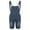 Blue, variant on cllios Bib Overall Shorts for Men Casual Fashion Solid Breast Pocket Denim Shorts Straight Type Overalls