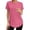 Watermelon Red, variant on Ronuti Womens Workout Tops Activewear T-Shirts Short Sleeve Sun Protection Quick Dry Spring Summer