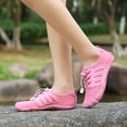 thumbnail image 4 of Zapatillas de buceo antideslizantes Zapatillas de correr transpirables para caminatas en el lago (Rosa 37) Ehuebsd Para estrenar, 4 of 9