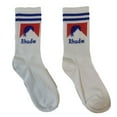 thumbnail image 6 of 2 Pairs Mens Womens RH Crew Socks Soft RHU Comfort DE Breathable Athletic Socks, 6 of 15