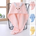 thumbnail image 2 of PEIBang Cute Bunny Microfiber Hair Towel Wrap,Hair Drying Towels Rapid Dry Twist Hair Towel for Women,Easter Bathroom Decorations, 2 of 6