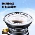 thumbnail image 3 of VEATOOL T1 Auriculares Bluetooth Sobre la Cabeza, 72H de Uso, Ligeros y Plegables, Almohadillas de Espuma con Memoria, 3 of 7