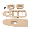 thumbnail image 1 of Window Lifter Panel Cover, Durable Easy To Replace Switch Panel Practical  For Car Black,Beige,Carbon Fiber Style, 1 of 8
