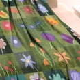 thumbnail image 3 of Pioneer Flower Floral Print Pattern Blanket,Comfortable Soft Flannel Throw Blanket,All Season,Warm Lightweight Blankets for Sofa Bed Couch Living Room Chair,30"x40", 3 of 4
