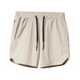 thumbnail image 3 of Pantalones cortos de entrenamiento para hombre, cintura elástica, transpirables, suaves, con bolsillos para playa, para verano M, 3 of 9