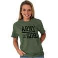 thumbnail image 3 of US Army Girl Military Star Logo Women's Graphic T Shirt Tees Brisco Brands S, 3 of 6