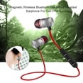 thumbnail image 4 of Inteprter Auriculares deportivos inalámbricos estéreo Bluetooth 4,1 para para para auriculares impermeables con micrófono Cables de audio/vídeo linea dorada+roja, 4 of 5