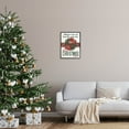 thumbnail image 2 of Merry Christmas To You Vintage Poinsettia Holiday Graphic Art Black Framed Art Print Wall Art, 2 of 7