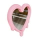 thumbnail image 3 of Espejo Decorativo de Pared en Forma de Corazón Rosa, 3 of 4