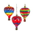 thumbnail image 7 of Kurt Adler Hanging Pre-Lit Glass Ornaments, USB-Powered Hot Air Balloons, Assorted Colors, 7 of 7