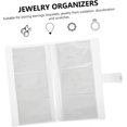 thumbnail image 4 of Transparent Jewelry Organizer Book Storage Bag for Earrings Necklaces Bracelets, 4 of 5