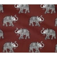thumbnail image 4 of oneOone Cotton Flex Fabric Elephant Block Print Fabric By Yard 40 Inch Wide, 4 of 4