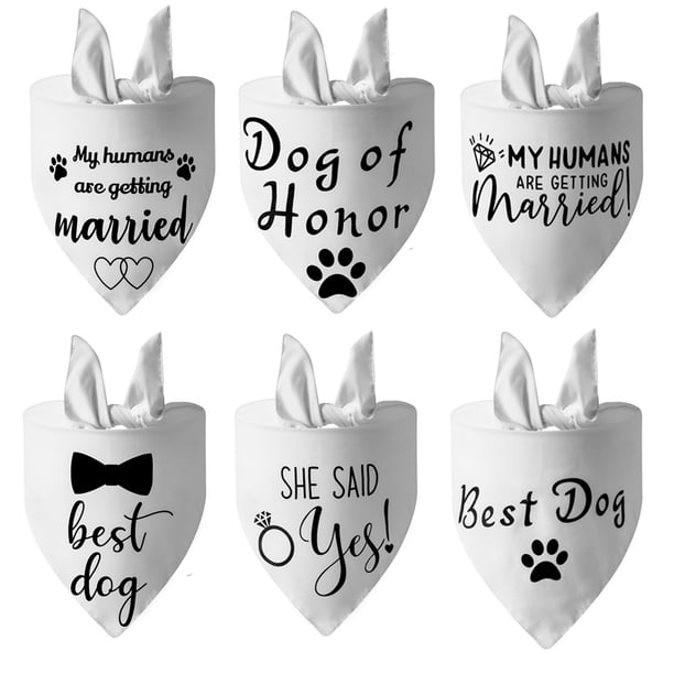 Babero ajustable promocionado a perro blanco triángulo bandana bufanda de algodón reversible para pañuelos pequeños y medianos bufandas mascotas - 28 x 11
