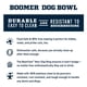 thumbnail image 2 of Cuenco para perros YETI Boomer 4 de acero inoxidable, 32 oz, Big Wave Blue, 2 of 7