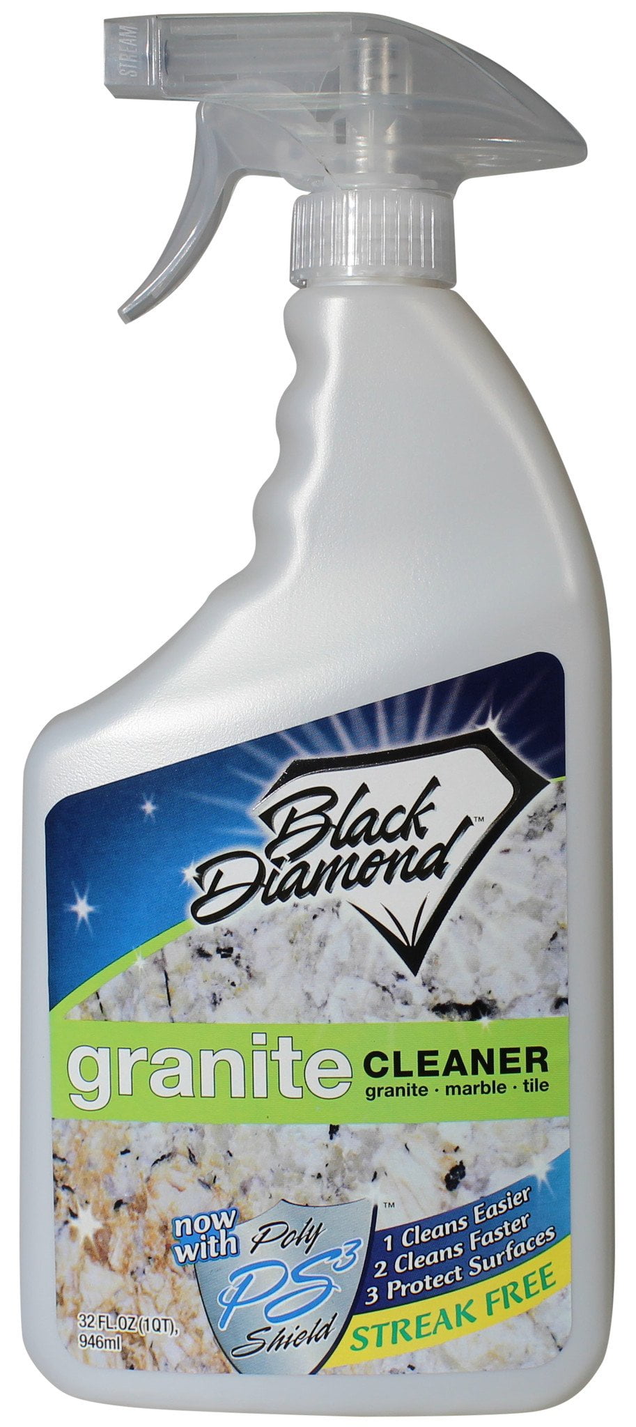 GRANITE COUNTER CLEANER Black Diamond Stoneworks 32oz