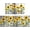 Kitchen Mats Sunflower, variant on Nautical Kitchen Rugs Set, Beach Starfish Kitchen Mats Cushioned Anti Fatigue 2 Piece Set, Memory Foam Kitchen Mat Set of 2 and Kitchen Rug Runner Non Slip for Home Kitchen Decor 17"x30"+17"x47"