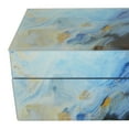 thumbnail image 4 of CosmoLiving by Cosmopolitan Blue Glass Decorative Box with Glass Sides, 2 Count, 4 of 8